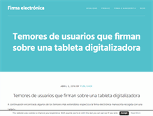 Tablet Screenshot of firma-electronica.eu